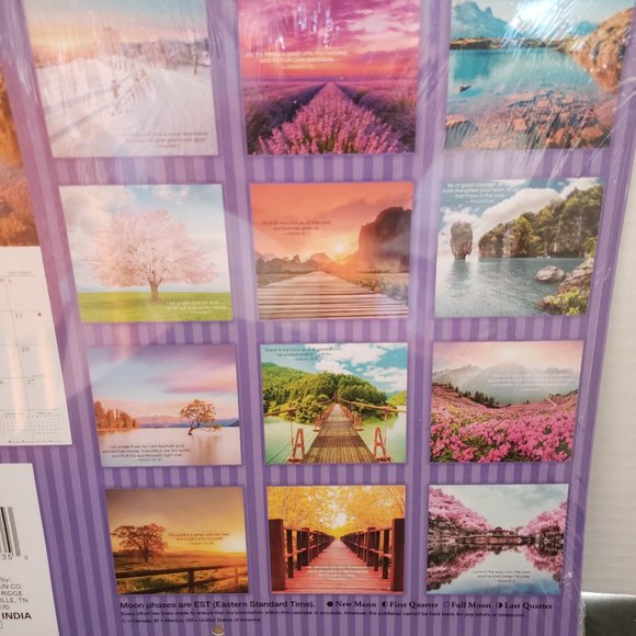 (5/$15) 2021 PSALMS 16 Month Calendar - Picture 2 of 6